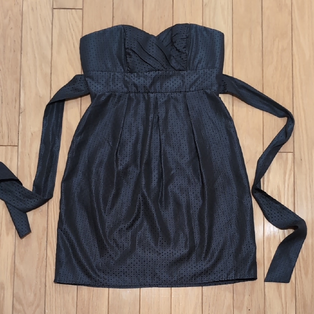 Forever 21 Charcoal Strapless Dress